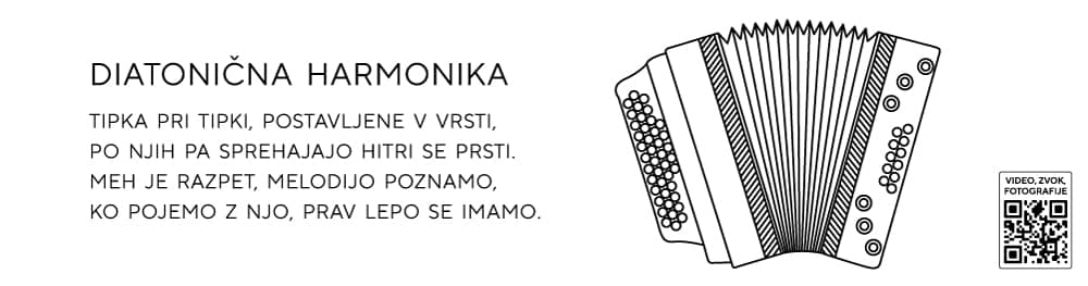 Pobarvanke glasbila harmonika